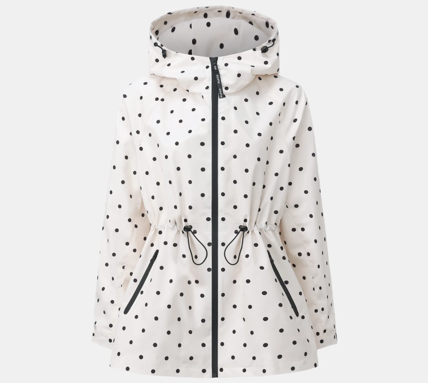 Gold-tone Belted Puffer Jacket